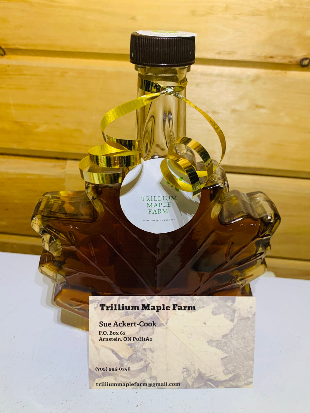 Maple Syrup, Fancy Maple Leaf bottle 250ml
